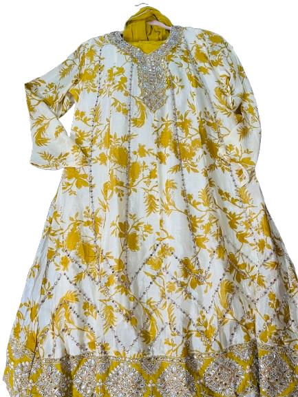 Frock With Afgani Salwar